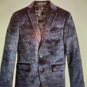 Lauren Ralph Lauren, Camo velvet jacket, Big boys 16R